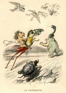 Ilustracja do powieści "Un Autre Monde" autorstwa Henriego Fourniera