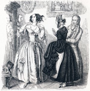 jaunoji našlė – „La Fontainepoli“ pasakėčios autorstwa Grandville