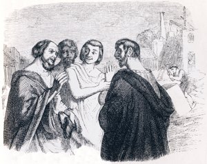 Mowa Sokraty (Parole de Socrate) - Bajki La Fontaine autorstwa Grandville