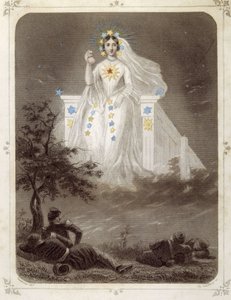 Gwiazdy: Kobieta reprezentująca „”La belle étoile”” – autorstwa Grandville autorstwa Grandville