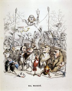 Zamaskowana kula zwierząt - autorstwa Grandville autorstwa Grandville