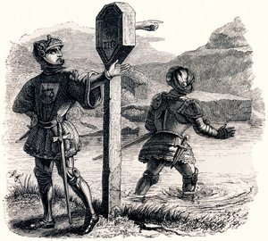 Dwaj poszukiwacze przygód i talizman (Les deux aventuriers et le talisman) - Baśnie La Fontaine