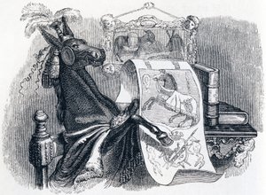 muł chwalący się swoją genealogią (Le mulet se vantant de sa genealogie) - Bajki La Fontaine