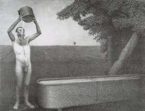 Parna noc, 1939 autorstwa Grant Wood