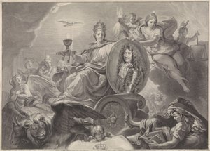 Alegoryczny portret Ludwika XIV, króla Francji