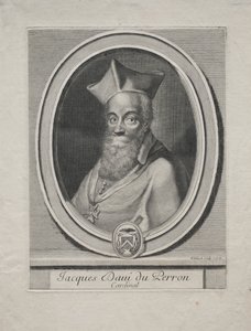 Kardynał Jacques Davey Duperron autorstwa Gérard Edelinck