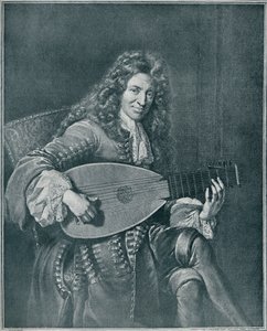 Charles Mouton, c1626-1710. Francuski lutnista i kompozytor lutni, 1909