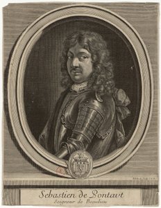 Edelinck - Sebastien de Pontaut Seigneur de Baulieu autorstwa Gérard Edelinck