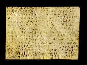 Tabletka Golden Orphic, autorstwa Greek School