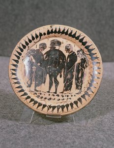 Talerz, Vibo Valentia (Hipponion) (ceramiczny) autorstwa Greek School
