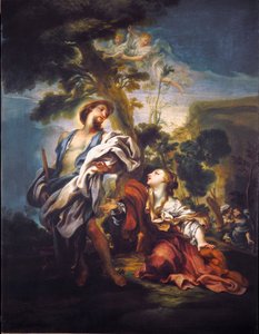 Obraz Noli Me Tangere autorstwa Gregorio De Ferrari (1647-1726), Genes, Strada Nuova Museums