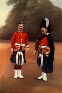 „Szeregowiec i kapral Gordon Highlanders”, 1900.