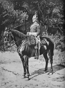 Sierżant-major, 3., Gwardia Dragonów Księcia Walii, c1880