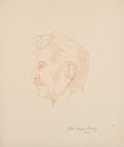 Portret Franza Barwiga Starszego autorstwa Grete Wagner Barwig