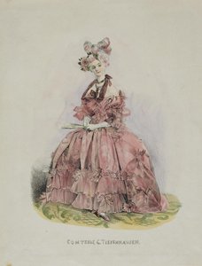 Portret hrabiny Dolly de Ficquelmont 1804-1863, 1831-1840 autorstwa Grigori Grigorevich Gagarin