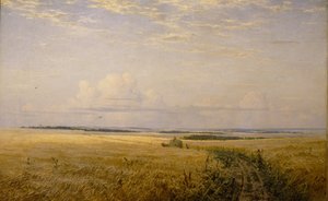 Spokojne pola, 1892 autorstwa Grigori Grigoryevich Myasoedov
