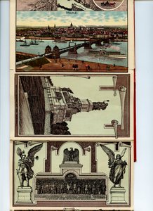 Najnowsza panorama Renu z Mainz-Cöln, (10) autorstwa Grossh. S. Hofbuchbinderei u. Albumfabrik Eisenach Photo.Lithogr. v. Wilh.Schülz