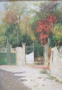 Bramy willi Pucci we Florencji autorstwa Gualtiero Baynes
