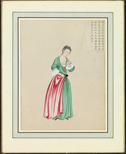 Portret cudzoziemca, ok.1765 autorstwa Guanpeng Ding