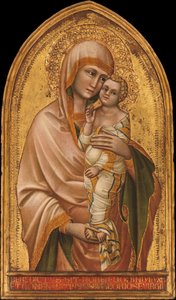 Madonna z Dzieciątkiem. autorstwa Guariento