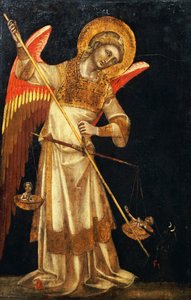 Anioł chroniący duszę przed diabłem
