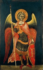 Anioł Guariento (aktywny 1338-1367 lub 1370), tempera na desce, ok. 1354 autorstwa Guariento di Arpo