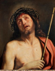 Ecce Homo Obraz Giovanniego Francesco Barbieri Guerchin dit Il Guercino (1591-1666) 1618 wokół Rzymu, Galleria Corsini