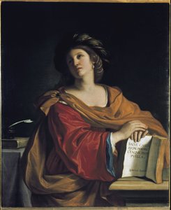 Sybilla z Samos - Olej na płótnie autorstwa Guercino