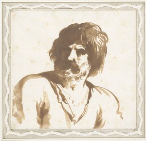 Popiersie mężczyzny autorstwa Guercino (attributed to)