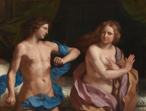 Amnon i Tamar autorstwa Guercino