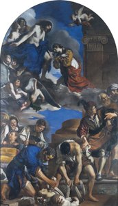 Pochówek świętej Petroneli autorstwa Guercino