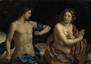 Guercino - Amnon i Tamar autorstwa Guercino