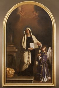 Św. Franciszka Romana, 1656 autorstwa Guercino