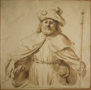 Saint-Roch autorstwa Guercino
