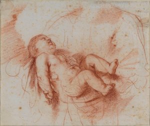 Studie des Jesuskindes, gehalten von Heiligem Simeon