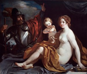 Wenus, Mars i Miłość autorstwa Guercino
