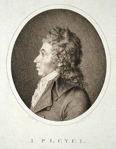 Ignaz Joseph Pleyel (1757-1831) grawerowany przez FW Nettling autorstwa Guerin (after)