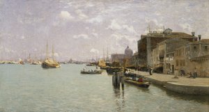 Rano na Giudecca w Wenecji