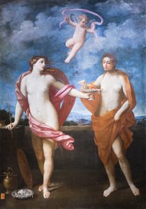 Alegoria hojności i skromności autorstwa Guido Reni