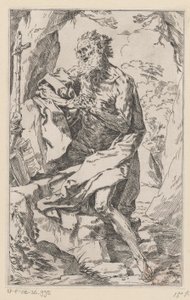 Święty Hieronim na pustkowiu autorstwa Guido Reni