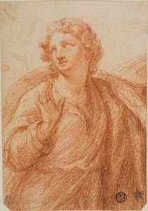 Figurka z drapowaniem do połowy długości autorstwa Guido Reni