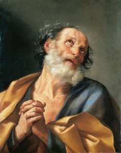 Włochy, Portret płaczącego św. Piotra autorstwa Guido Reni