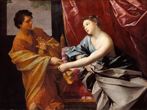 Józef i żona Potifara autorstwa Guido Reni