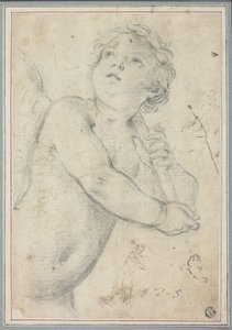 Putto Holding Staff autorstwa Guido Reni
