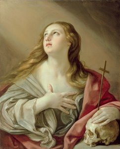 Magdalena pokutująca, ok. 1638 (olej na płótnie) autorstwa Guido Reni