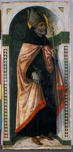 Św. Augustyn, ok. 1500 (tempera na drewnie) autorstwa Guidoccio di Giovanno Cozzarelli