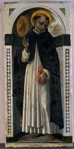 Św. Wincenty Ferrer, ok. 1500 (tempera na drewnie) autorstwa Guidoccio di Giovanno Cozzarelli