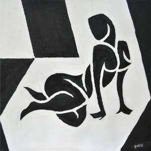 Lygia Nº 3, 2014 (olej na płótnie) autorstwa Guilherme Pontes