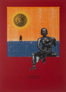 O dziecku i małżeństwie, Tak mówił Zarathustra, 2024 (drzeworyt i sitodruk) autorstwa Guilherme Pontes