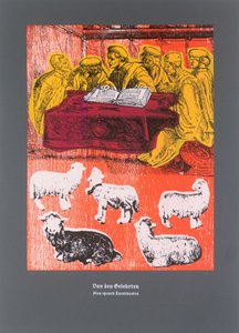 On Scholars,Thus Spoke Zarathustra, 2025 (drzeworyt i sitodruk)